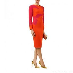 NWT Antonio Berardi Bicolor Pencil Dress Size 40